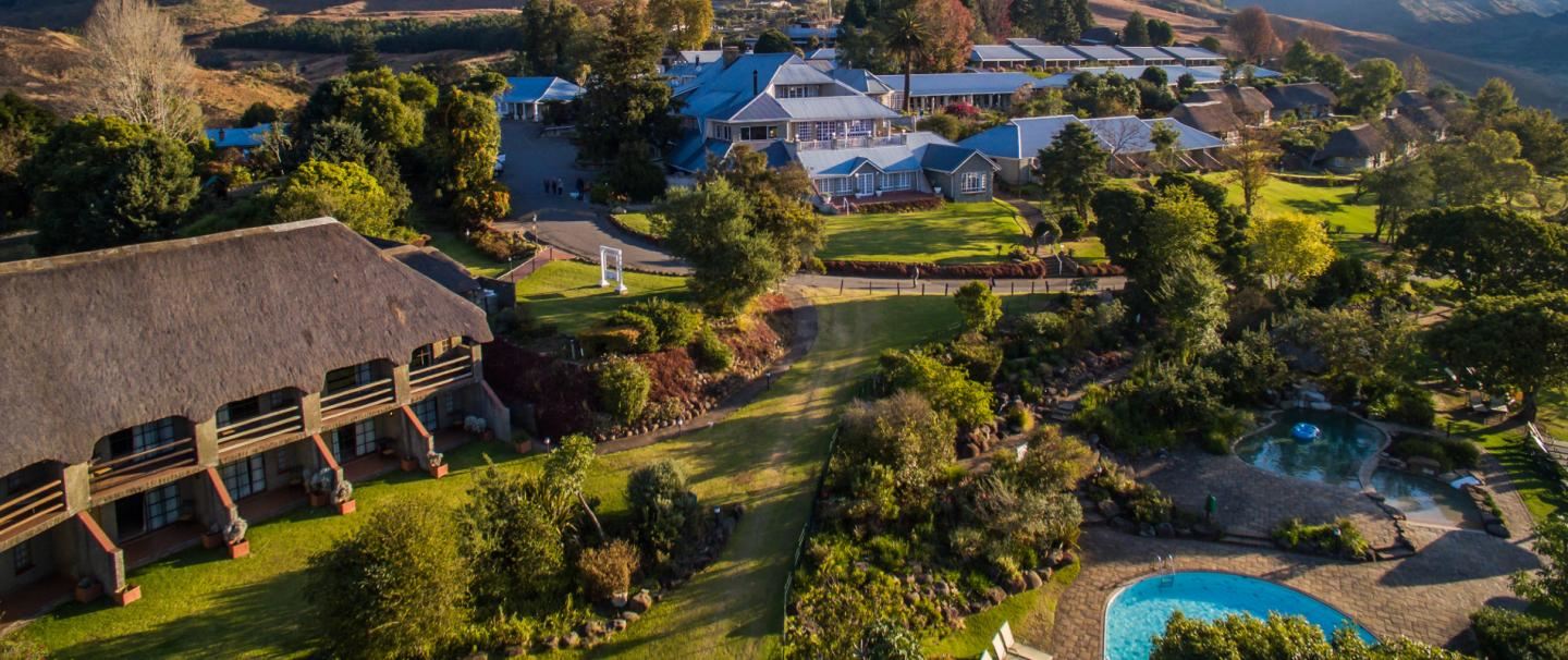 Four star Cathedral Peak Hotel, 2 nights from R2 710 pps - self drive