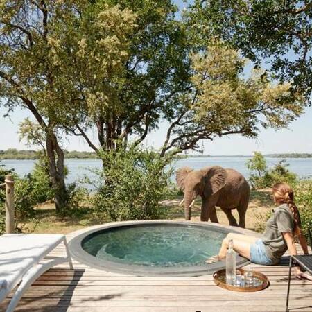 5* Victoria Falls River Lodge Package (3 Nights)