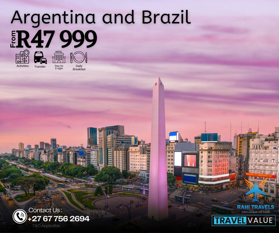 Dreams Come True in Argentina and Brazil – 8 Night Adventure
