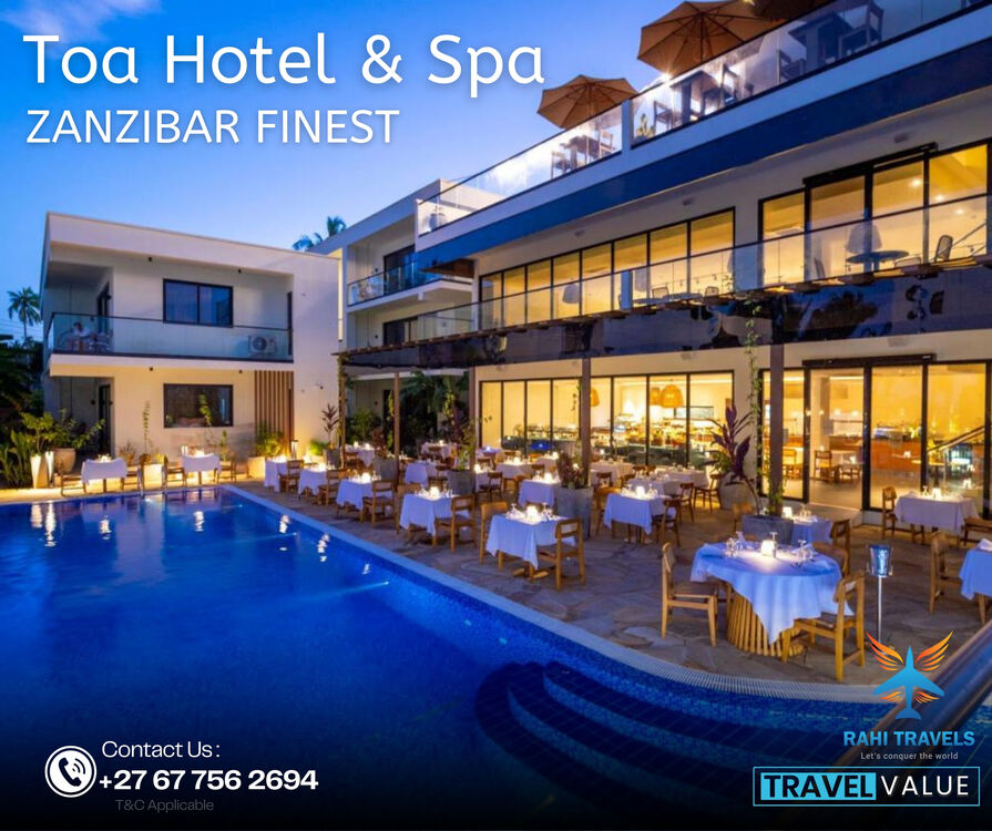Toa Hotel & Spa Zanzibar – East Coast Beach Retreat
