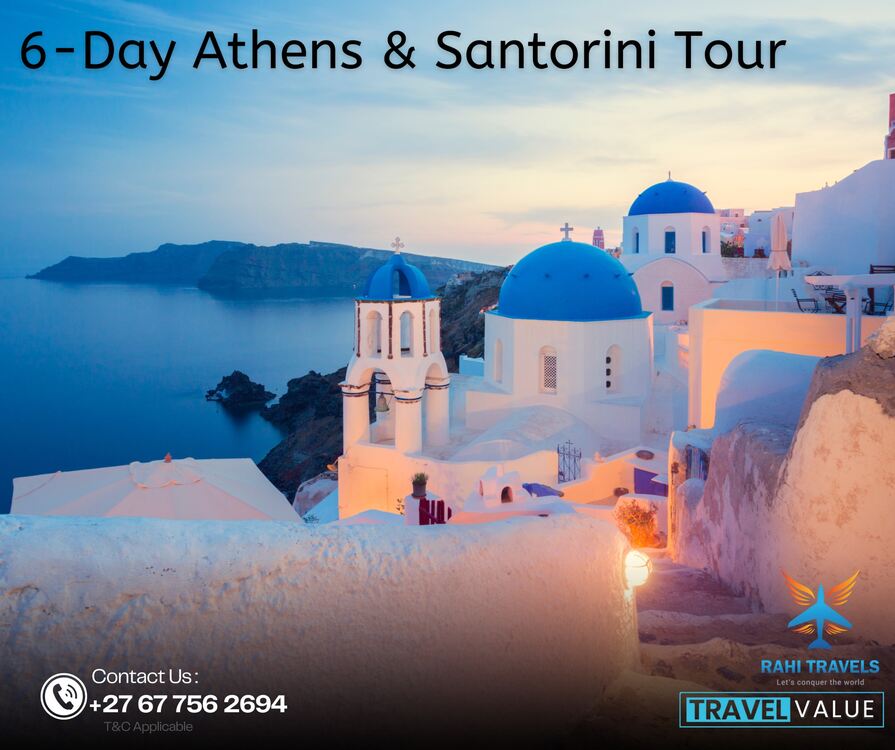 Santorini Dream – 6-Day Athens & Santorini Tour