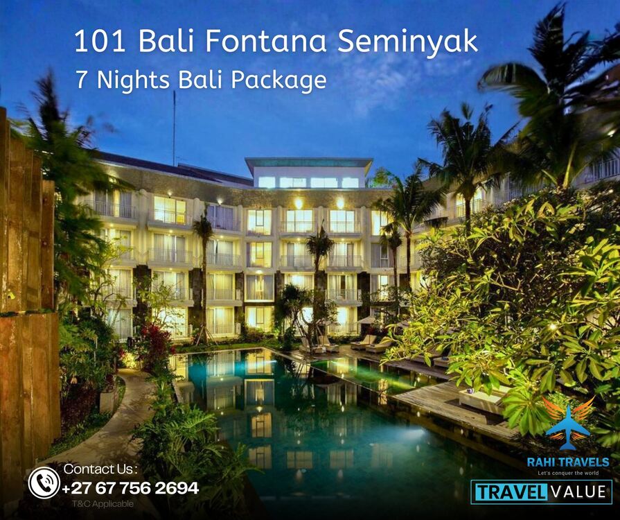 101 Bali Fontana Seminyak – 7 Nights Bali Package
