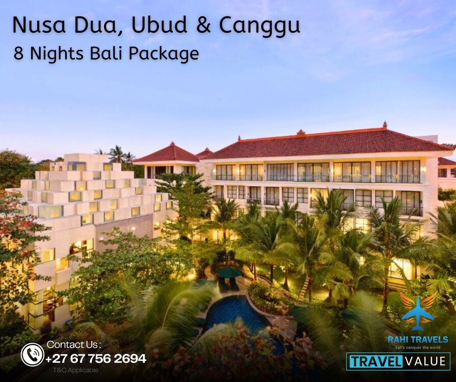 Nusa Dua, Ubud & Canggu – 8 Nights Bali Package
