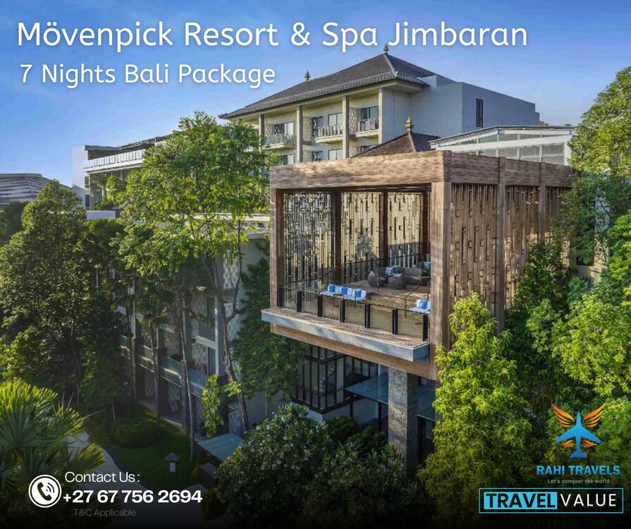 Mövenpick Resort & Spa Jimbaran – 7 Nights Bali Package