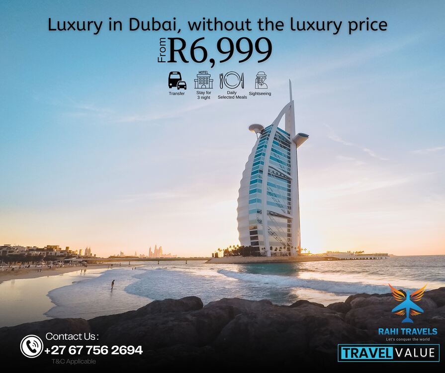 Luxury in Dubai – From R6,999