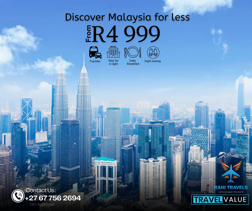 Discover Malaysia for Less – From R4,999