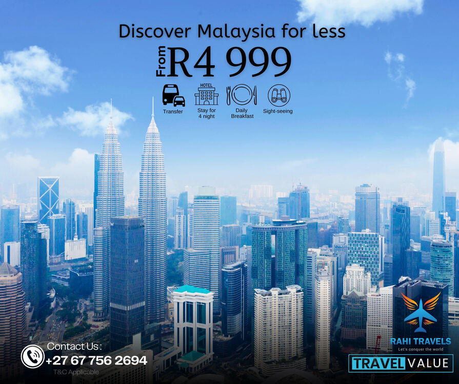 Discover Malaysia for Less – From R4,999