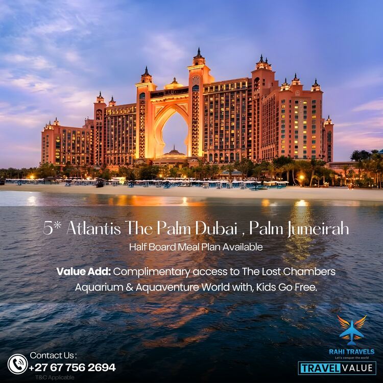 5★ Atlantis The Palm Dubai – Palm Jumeirah