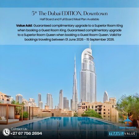 5★ The Dubai EDITION – Downtown Dubai