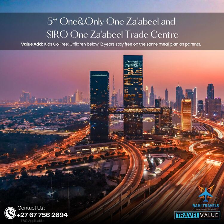 5★ One&Only One Za’abeel & SIRO One Za’abeel – Trade Centre, Dubai