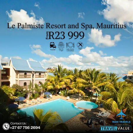 Le Palmiste Resort and Spa Mauritius Holiday Package