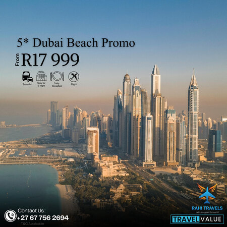 5 Star Dubai Beach Promo