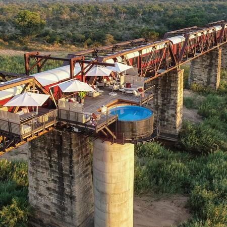 Kruger Shalati - Train on the Bridge, 2 nights from R21 980 pps - self drive