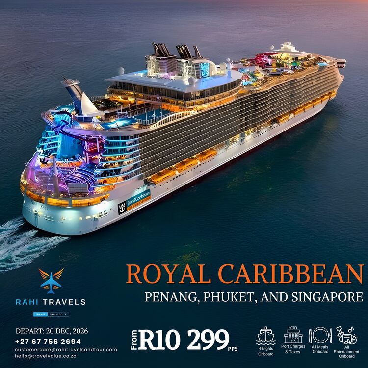 Royal Caribbean Cruise – Penang, Phuket & Singapore (4 Nights)