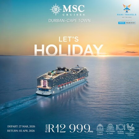 MSC Cruises: Durban – Cape Town Holiday Experience