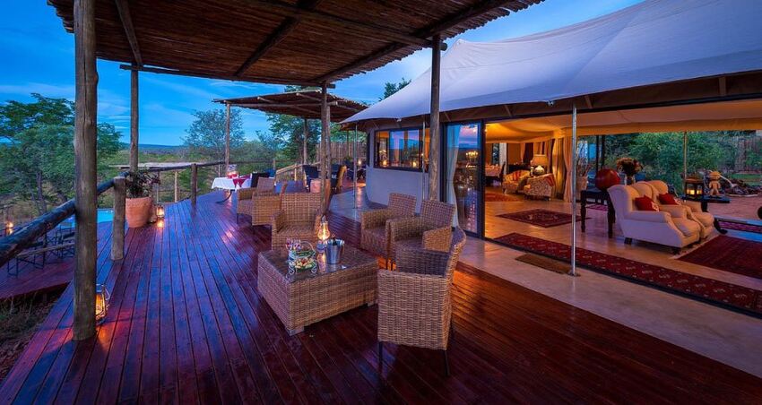 THE ELEPHANT CAMP, VICTORIA FALLS